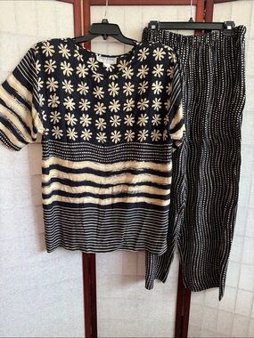 Vintage Jessica Howard Top & Pants Set, size 2X